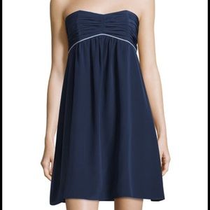 Sail to Sable Strapless Dress